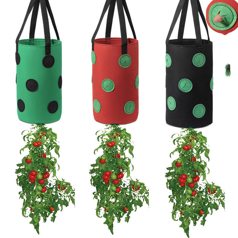 Strawberry Grow Bag Nonwoven Fabric Vertical Jardin Garden