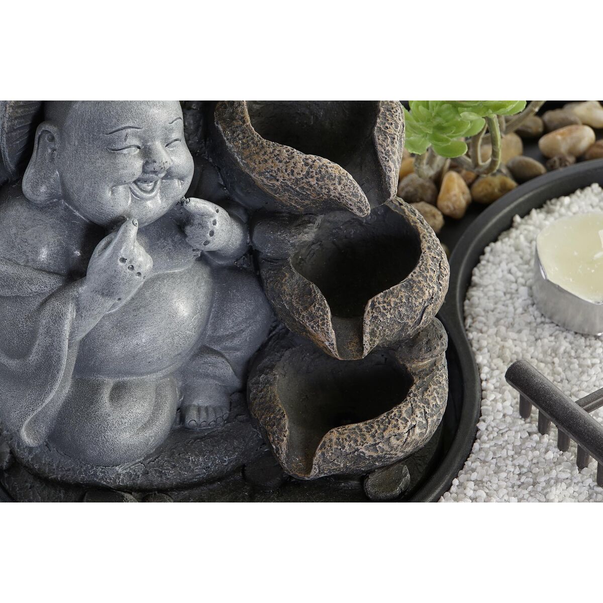 Fountain DKD Home Decor Buddha Resin Oriental 29 x 21 x 23 cm (2