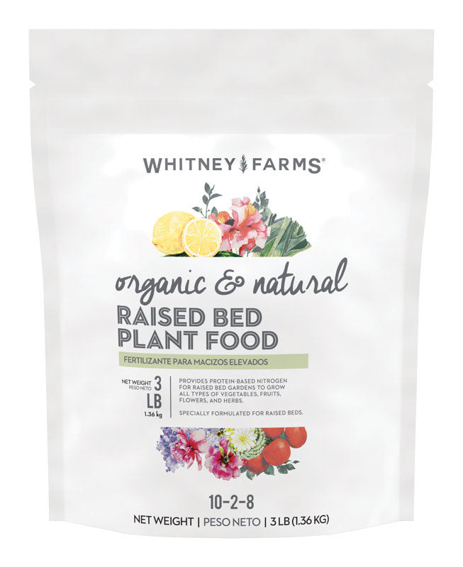 Whitney Farms 7796063 Organic & Natural Granules Raised Bed Plant Food