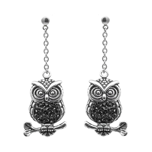 Mid-Nighter Owl Earrings