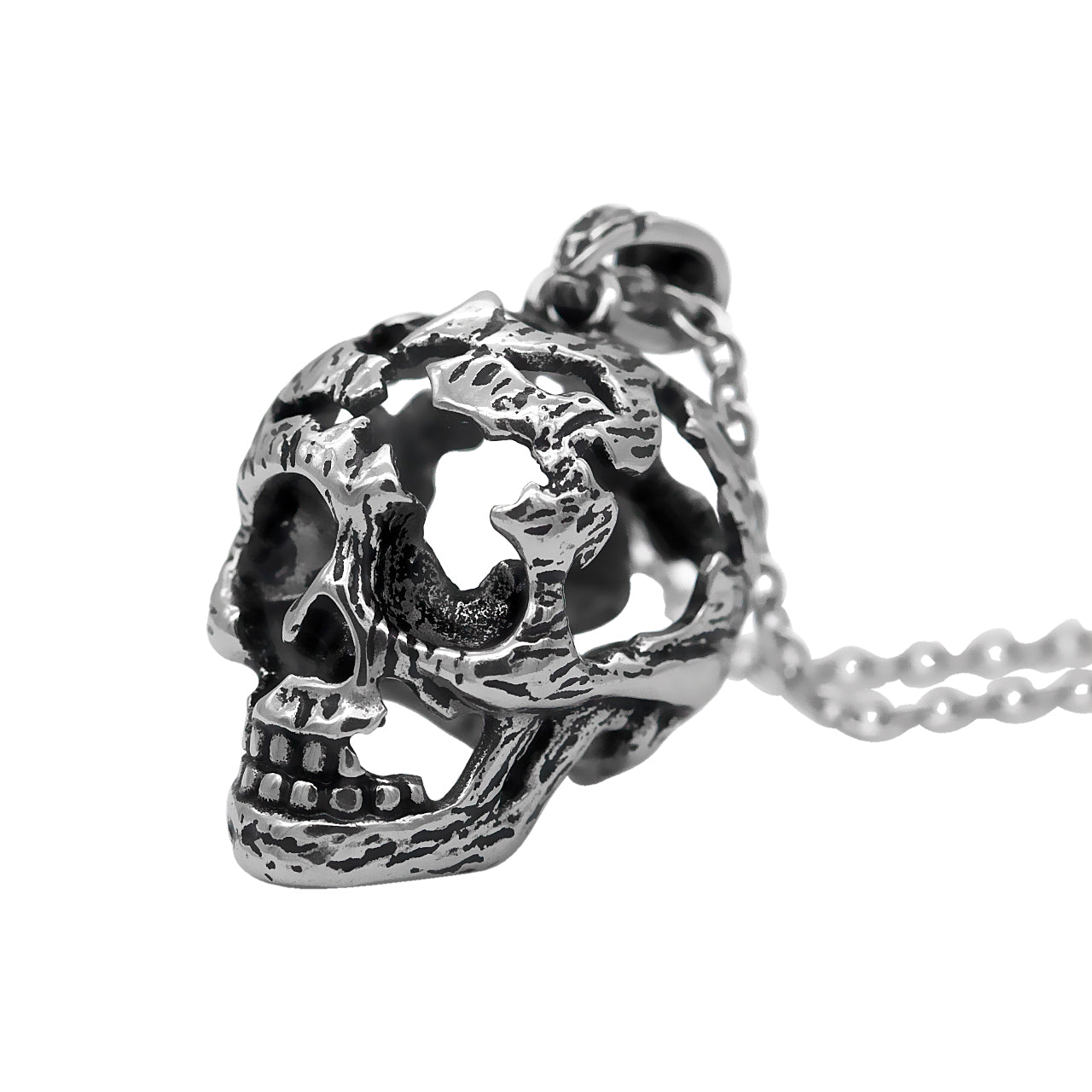 fractured skull necklace